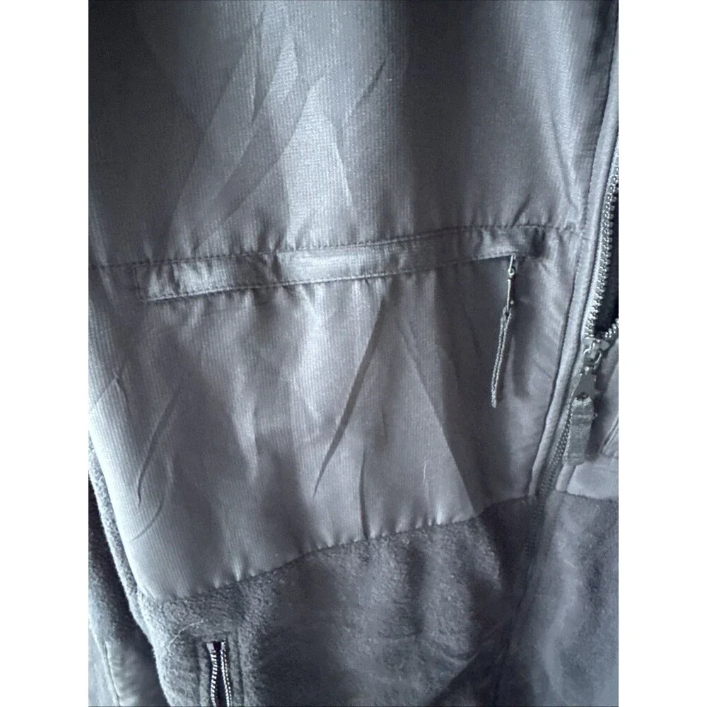 Vintage NASCAR Official Member Fleece/Nylon Hybrid Jacket Men’s 2XL Black Zip-Up